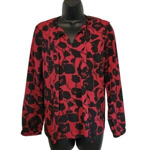 Pendleton Poppy Blouse Petite size 2